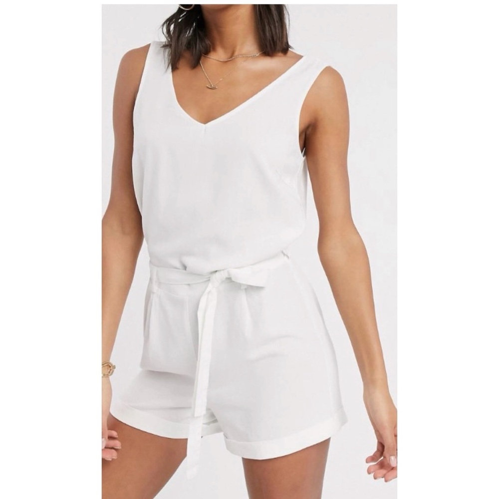Vero Moda White beach romper